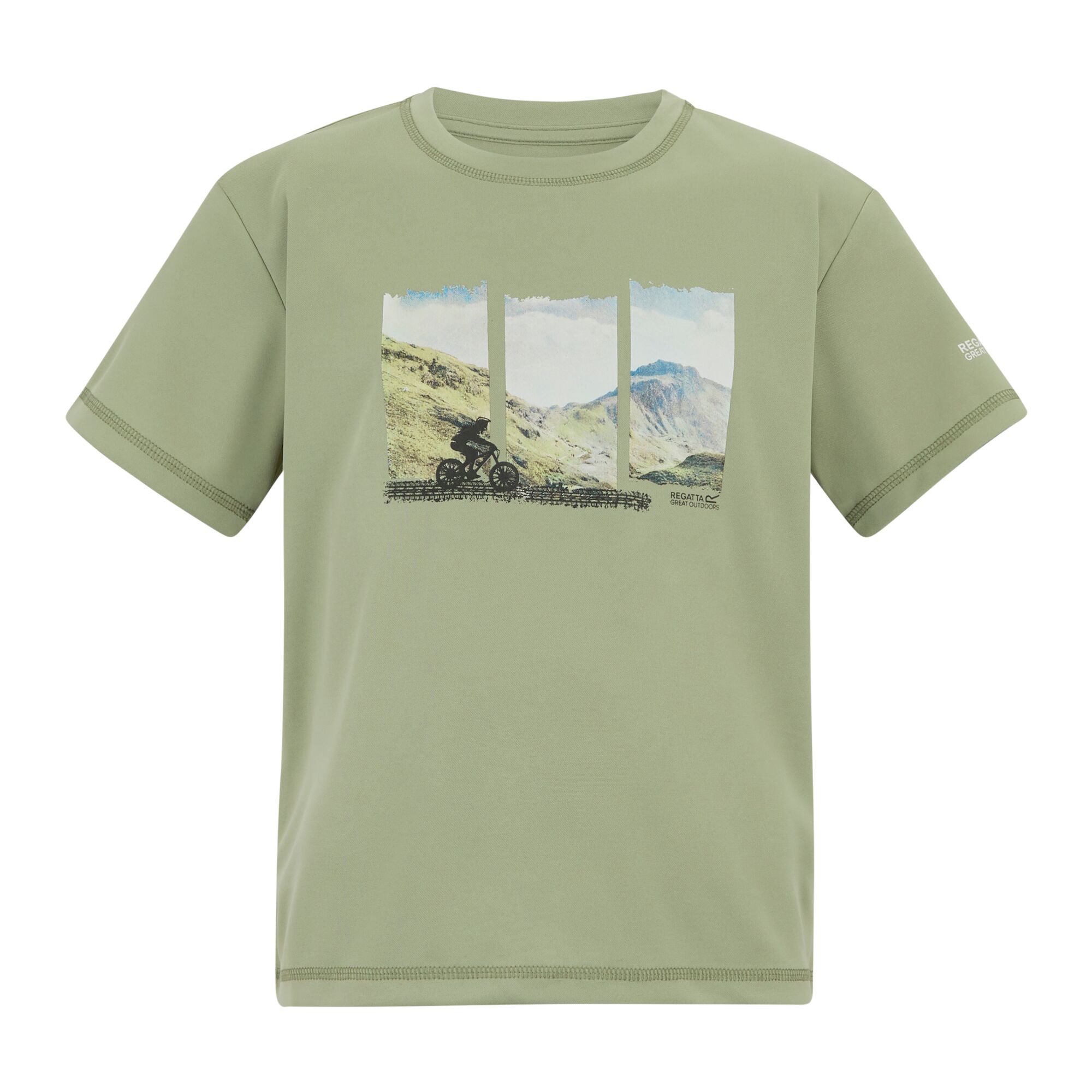 T-shirt Infantil Alvarado Regatta Verde-5