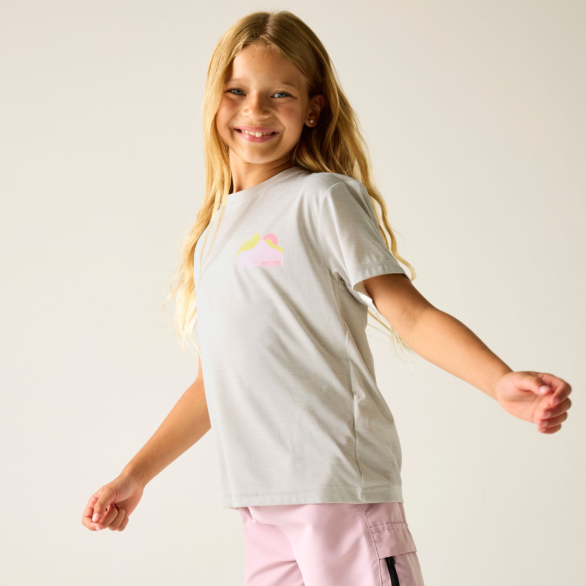 T-shirt Infantil Aria Regatta Branco-marfim-2