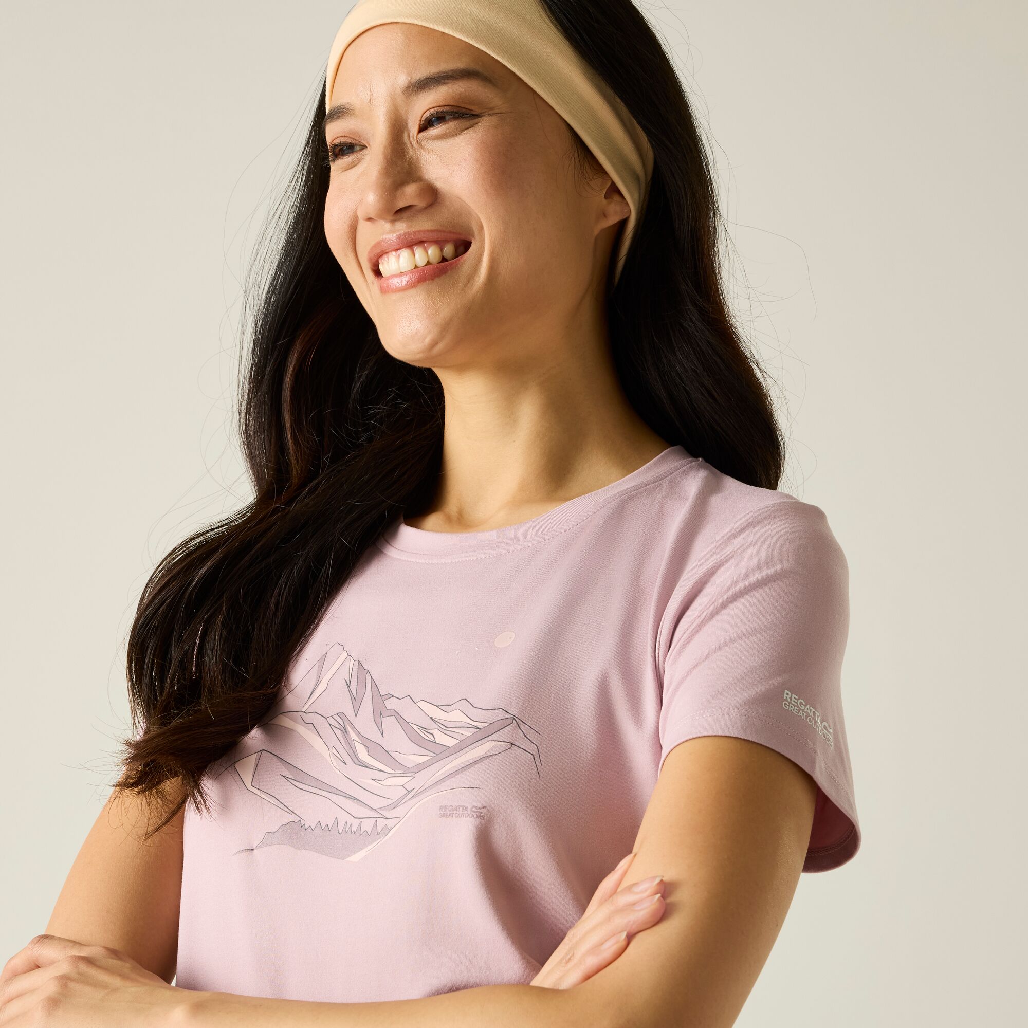 T-shirt Fingal Stretch Regatta Rosa-claro-4