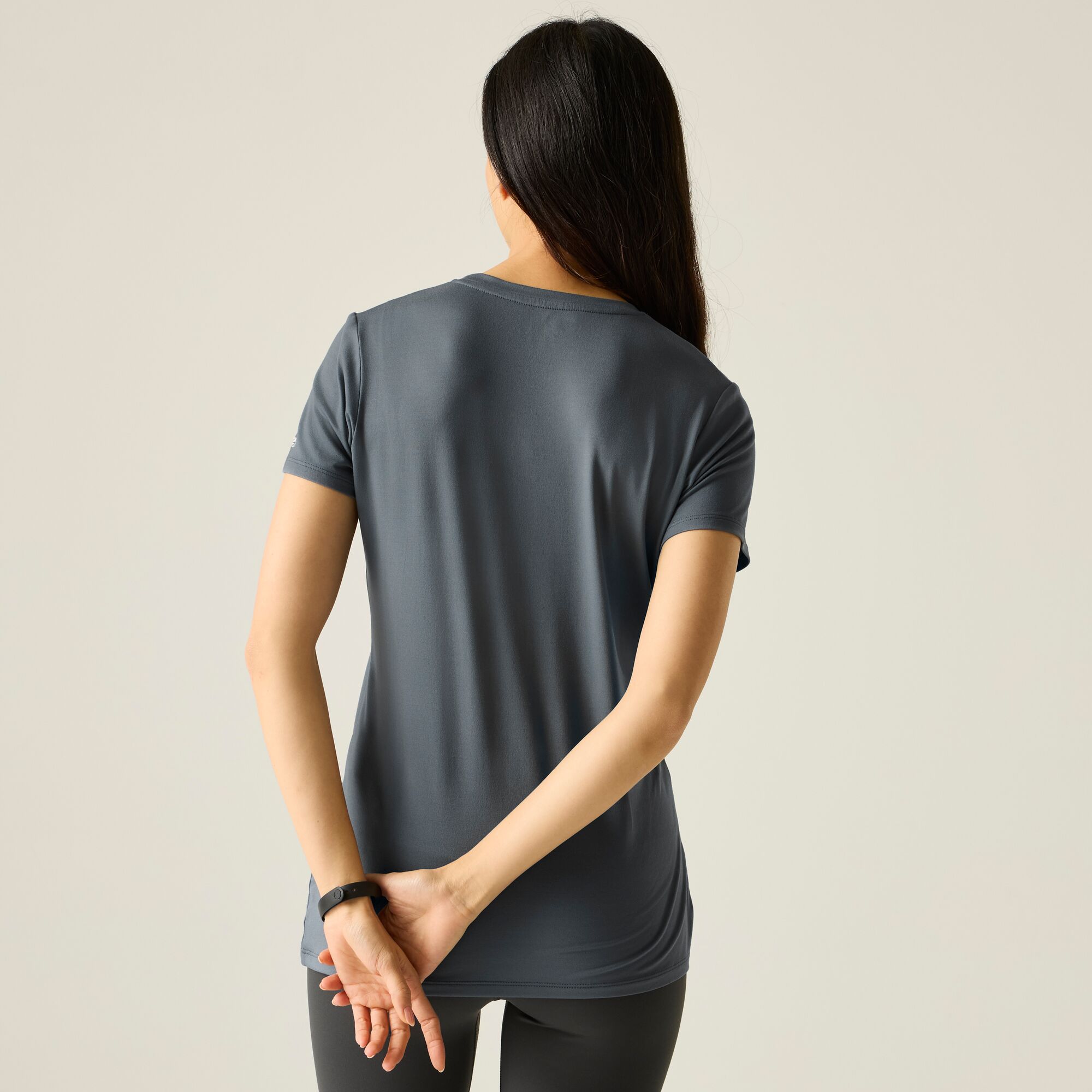 T-shirt Fingal Stretch Regatta Cinzento-escuro-3