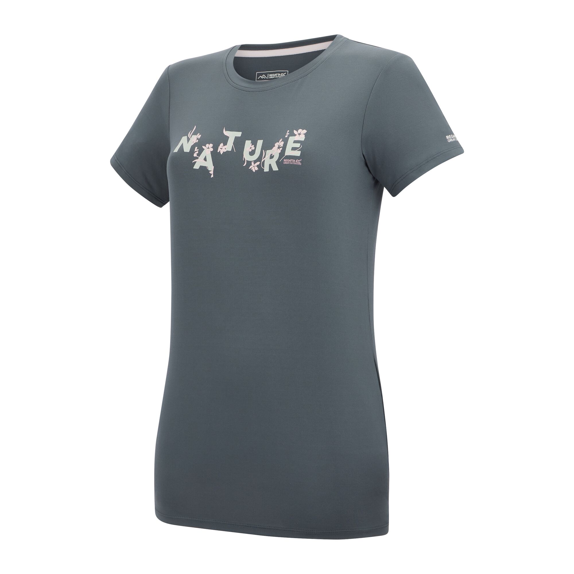 T-shirt Fingal Stretch Regatta Cinzento-escuro-7