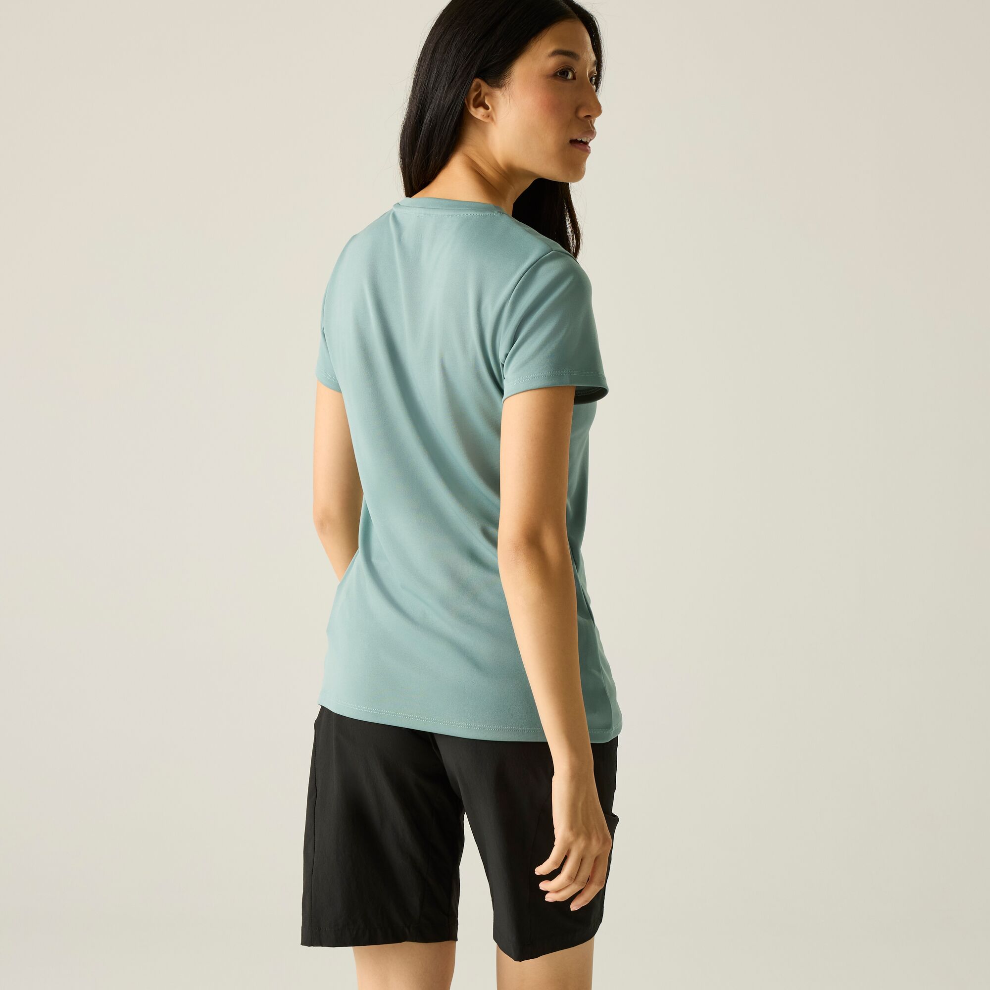T-shirt Fingal Slogan Regatta Verde-azulado-3