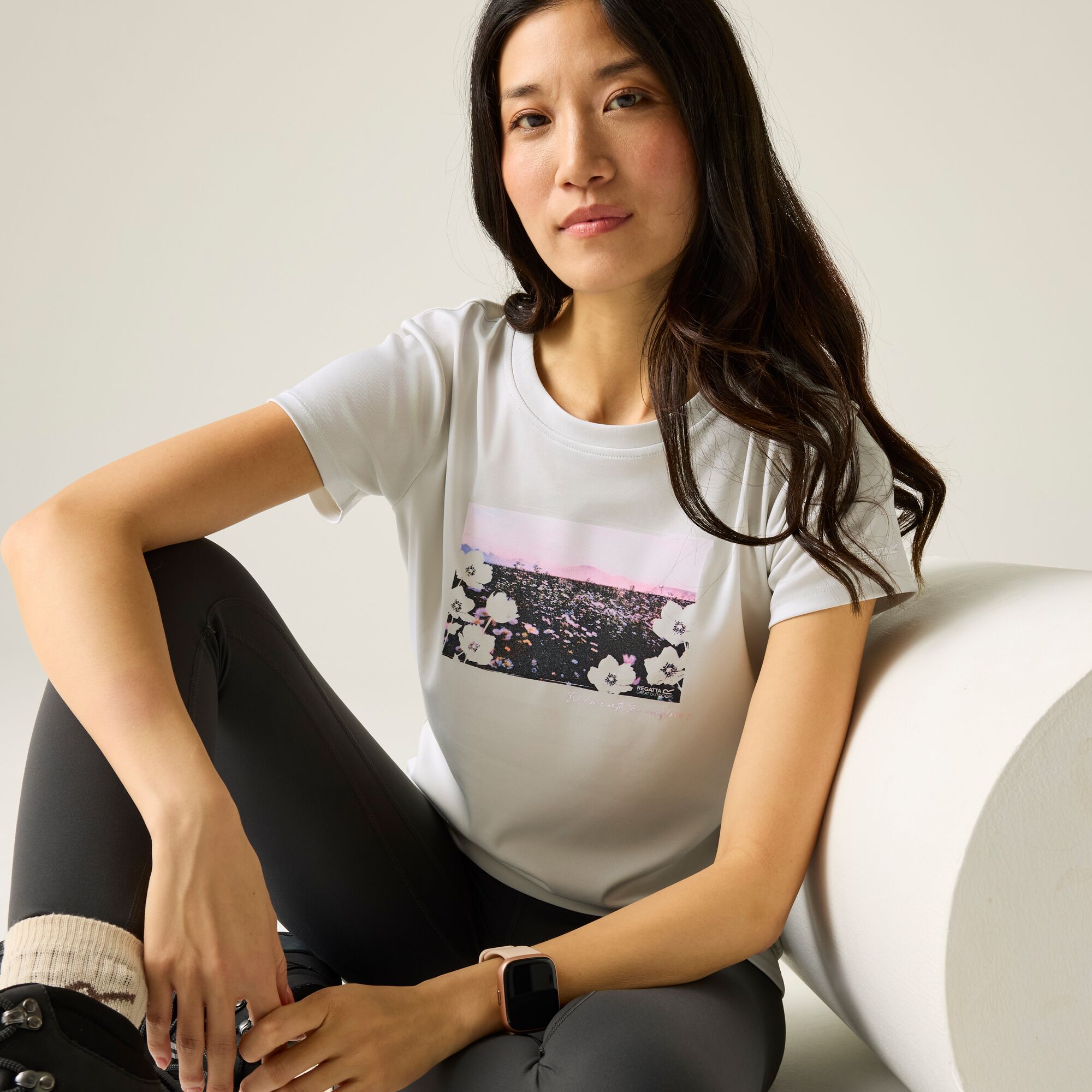 T-shirt Fingal Regatta Cinzento-claro-2
