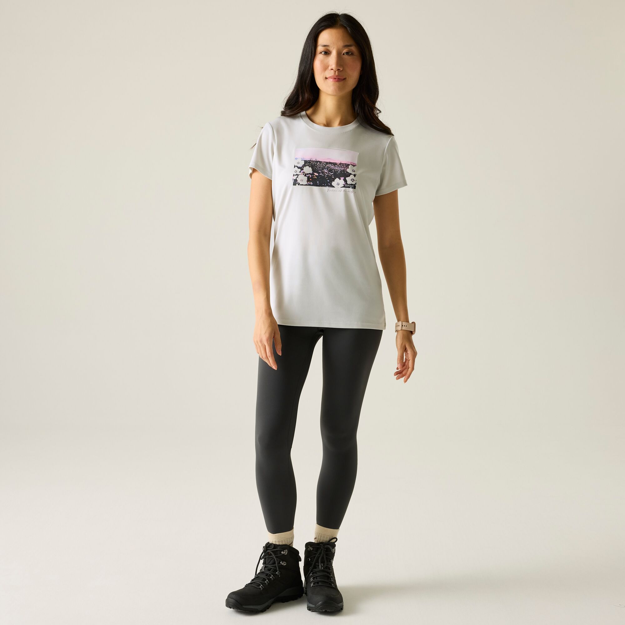 T-shirt Fingal Regatta Cinzento-claro-4