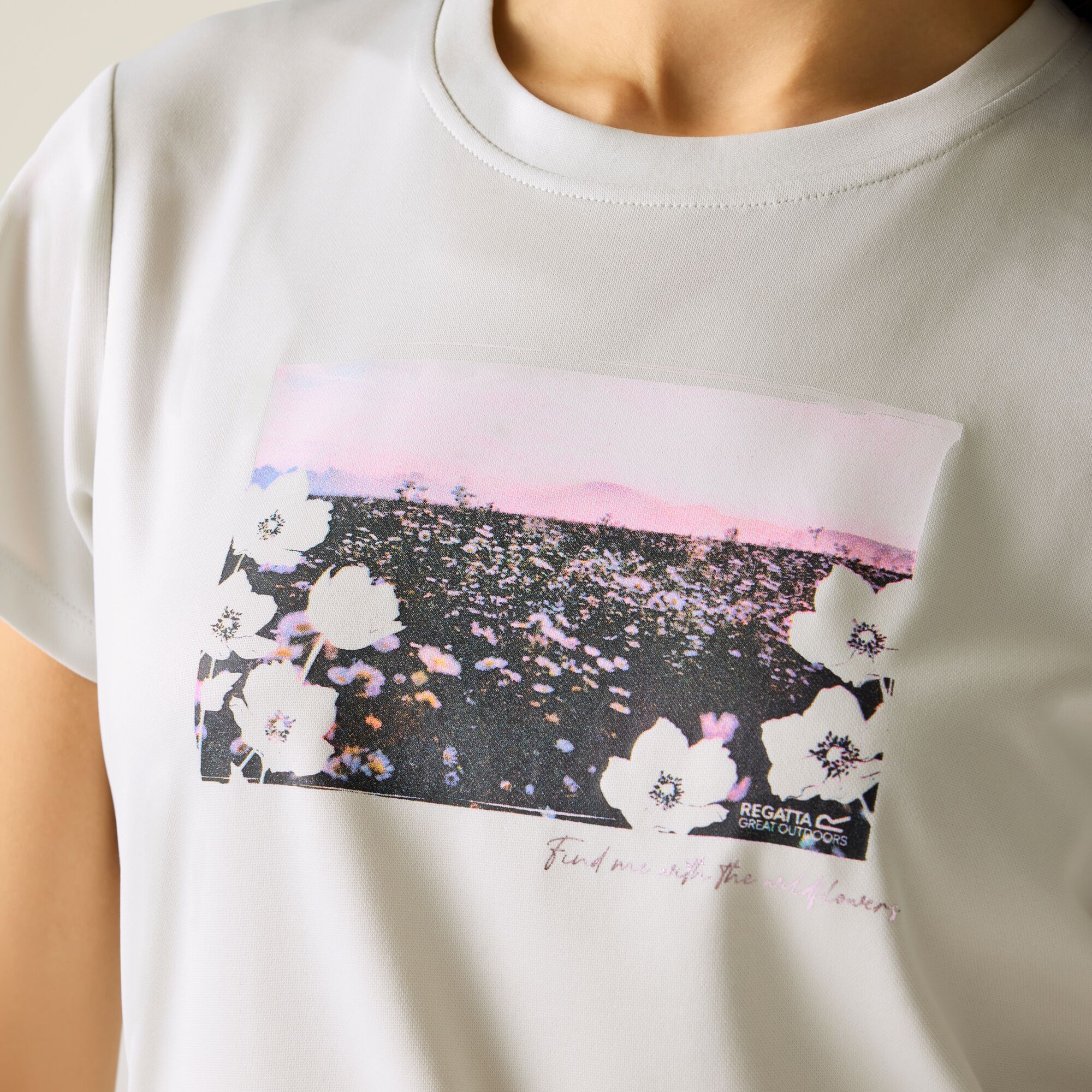 T-shirt Fingal Regatta Cinzento-claro-5