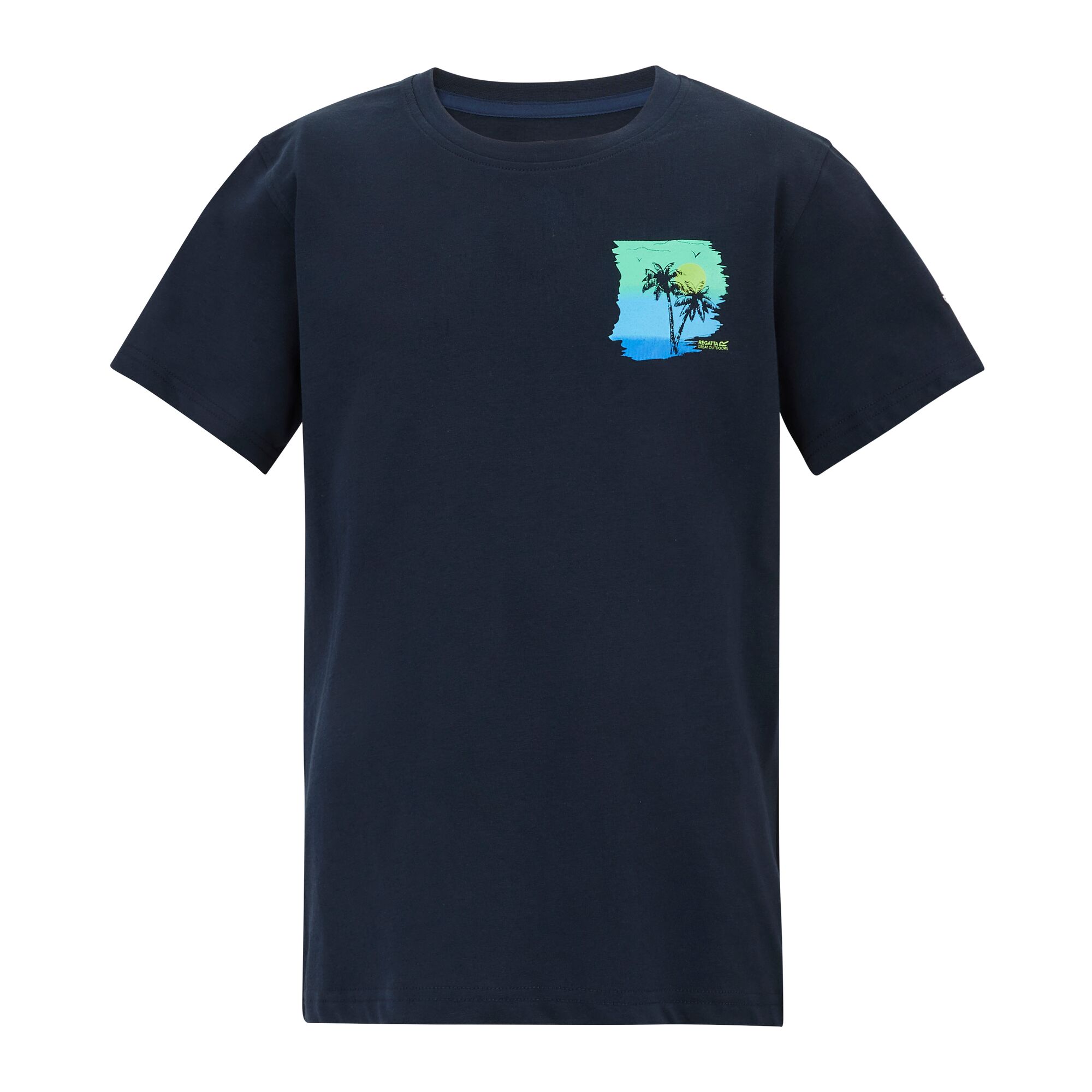 T-shirt Infantil Bosley Regatta Azul-marinho-4