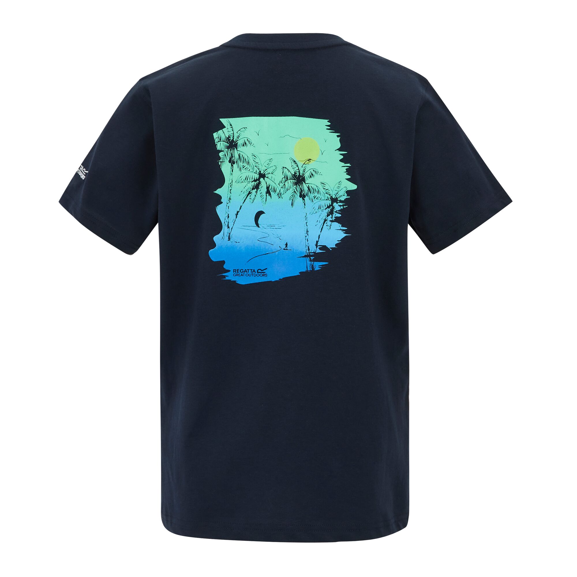 T-shirt Infantil Bosley Regatta Azul-marinho-5