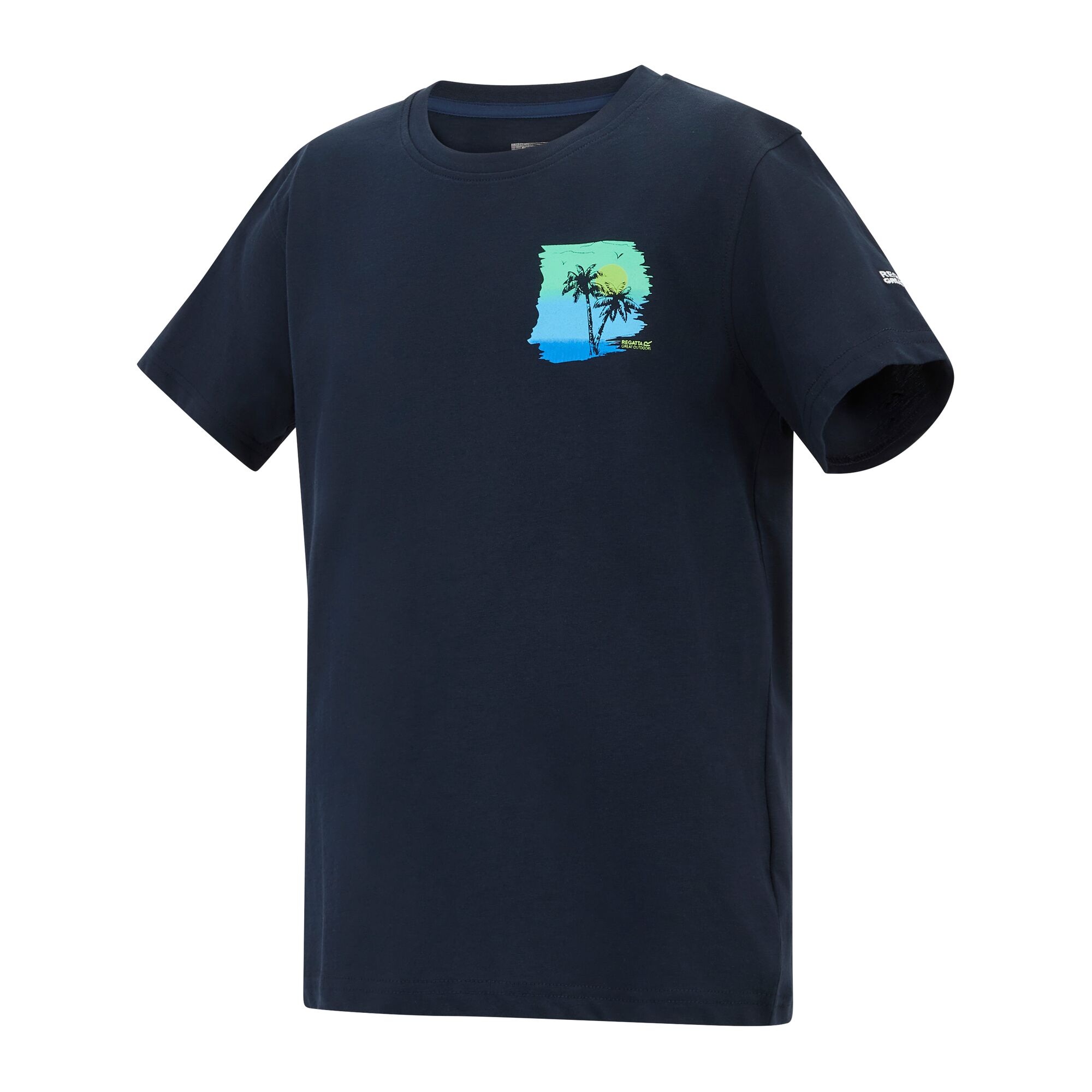 T-shirt Infantil Bosley Regatta Azul-marinho-6
