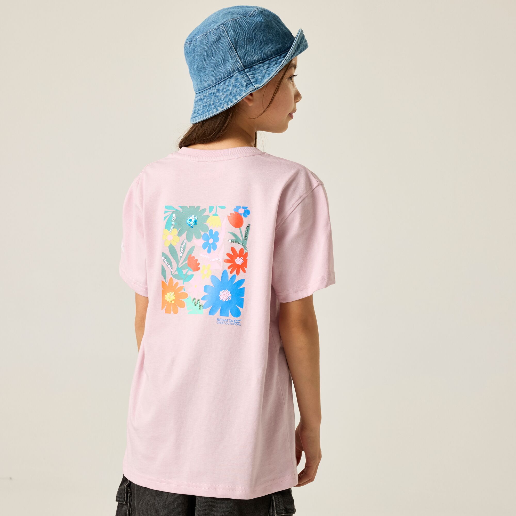 T-shirt Infantil Bosley Regatta Rosa-claro-2