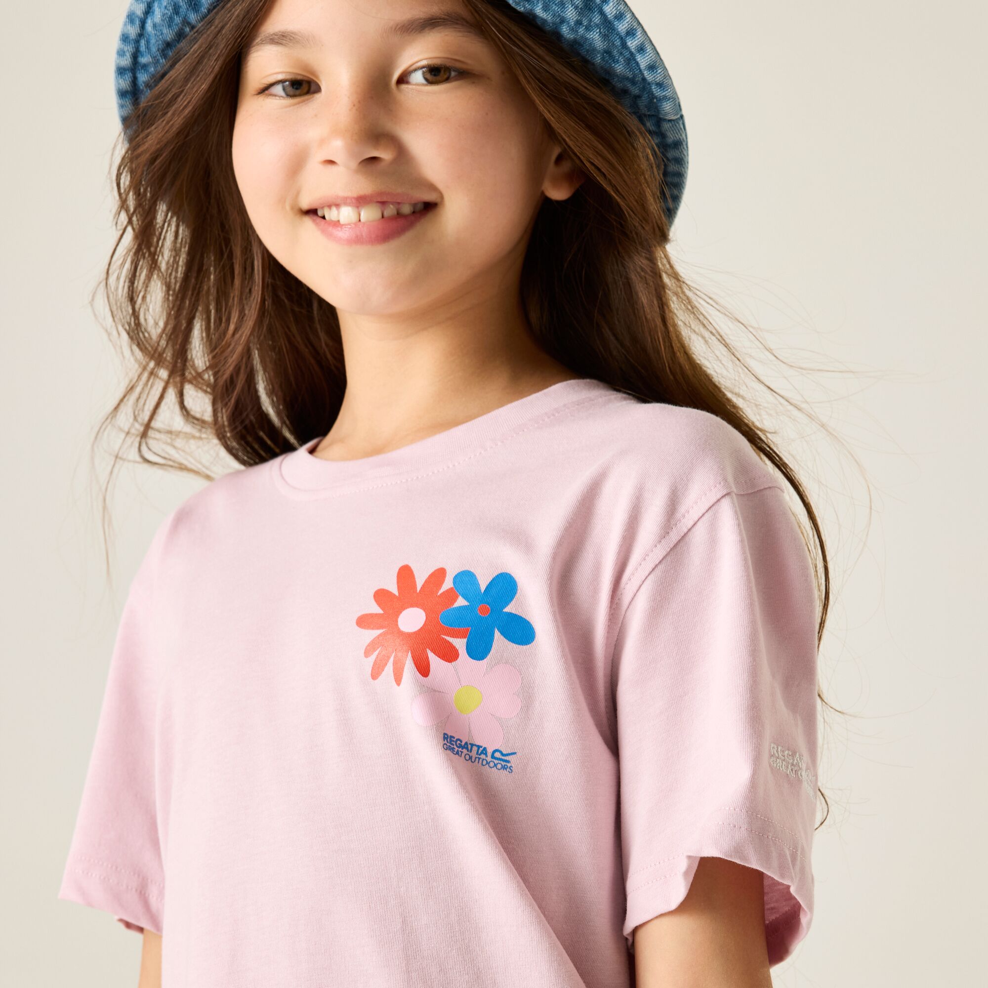 T-shirt Infantil Bosley Regatta Rosa-claro-4