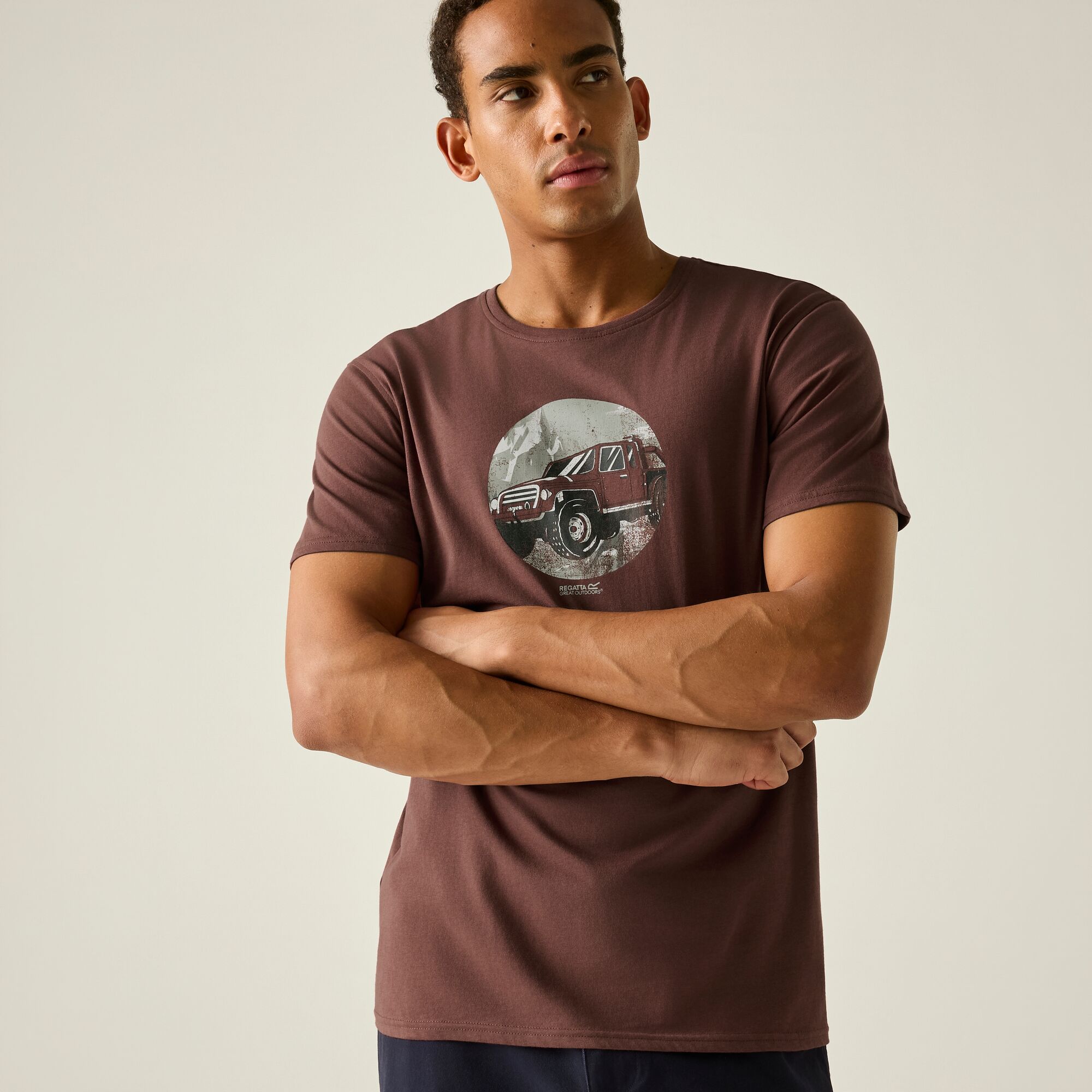 T-shirt Cline Ix Regatta Bordeaux-1