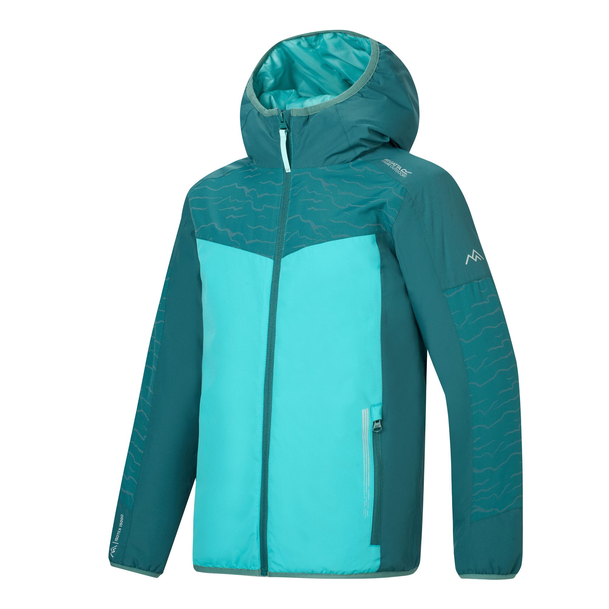 Casaco Infantil Illuma Reflec Regatta Azul-turquesa-1