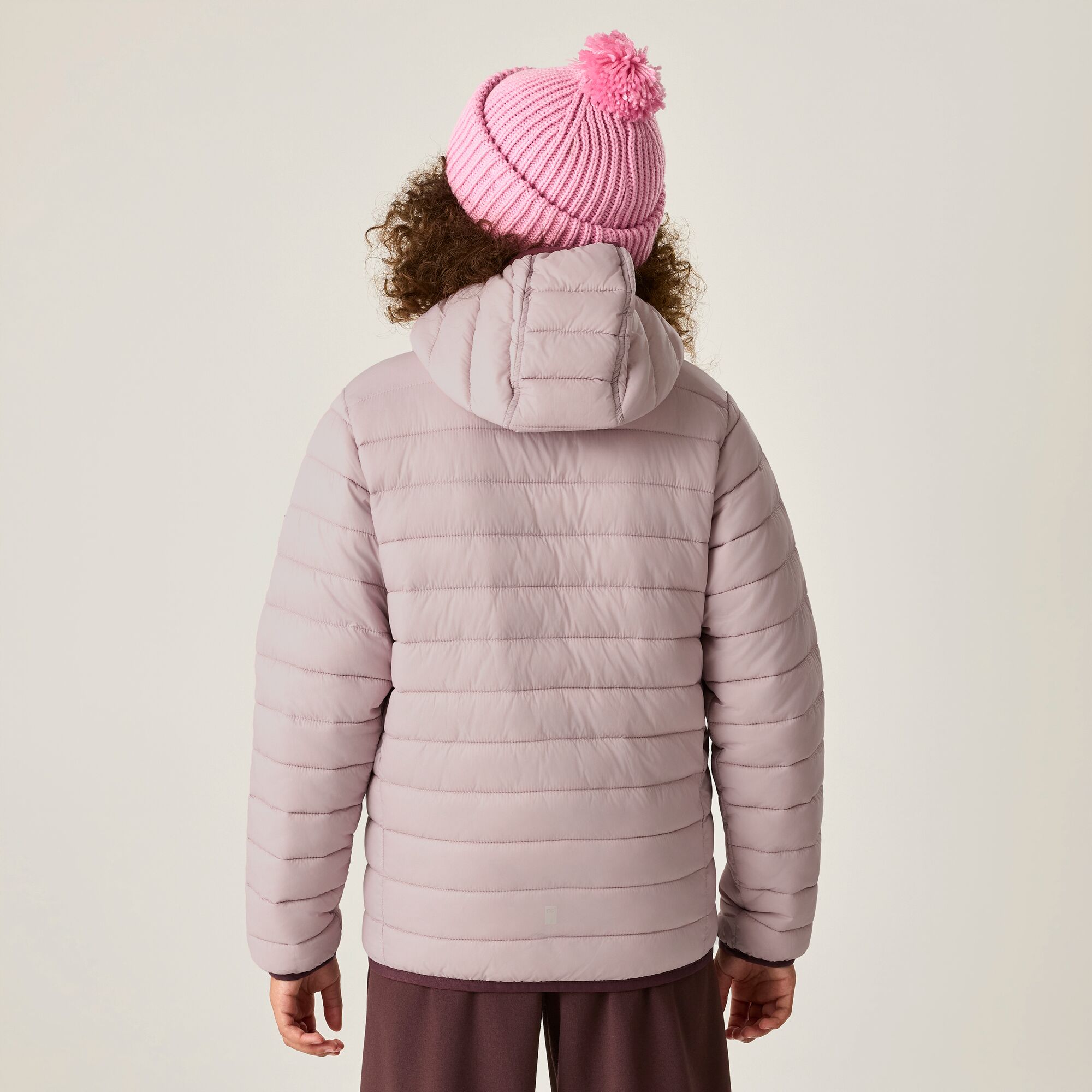 Casaco Infantil Hooded Marizion Regatta Malva-3