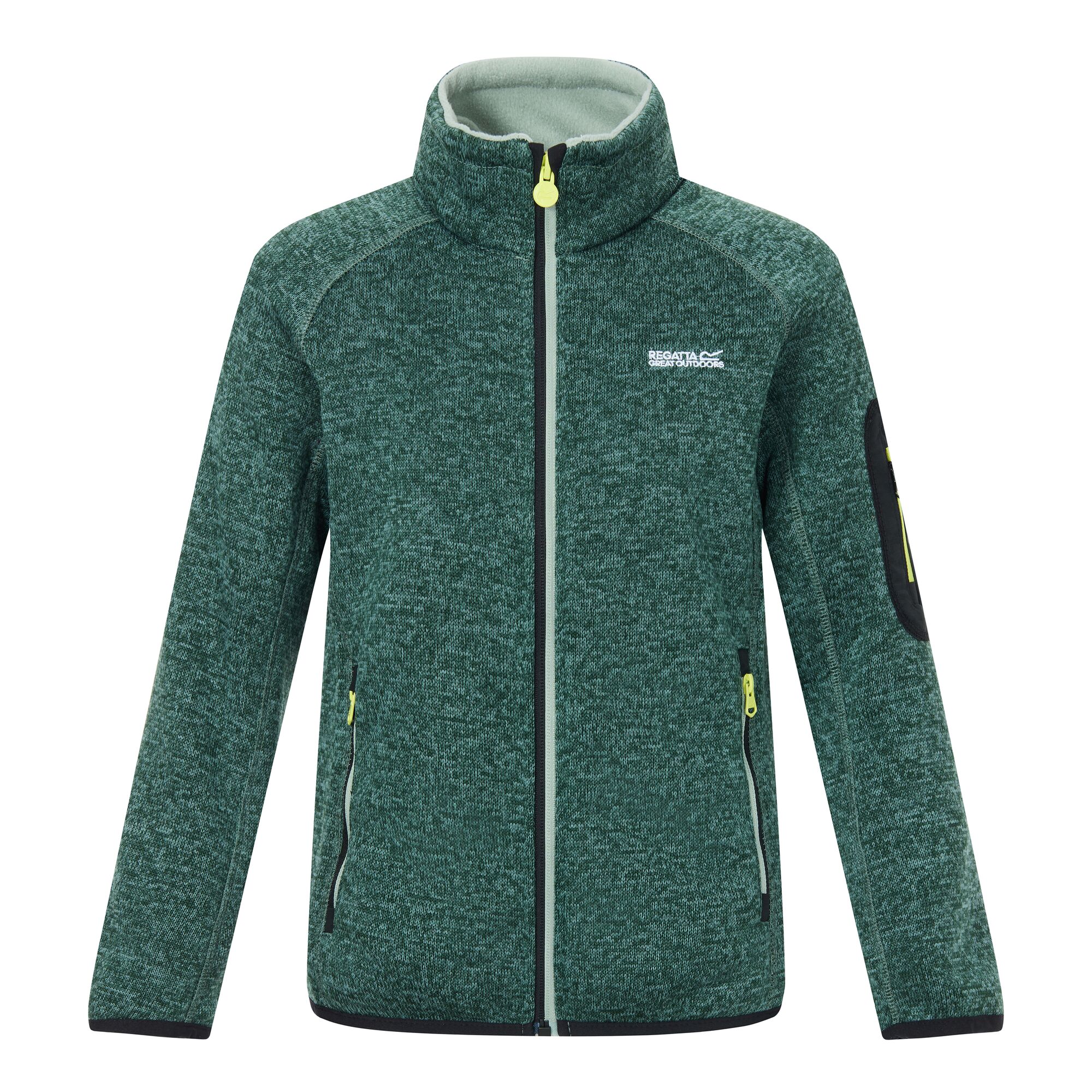 Forro Polar Infantil Newhill Regatta Verde-azulado-5