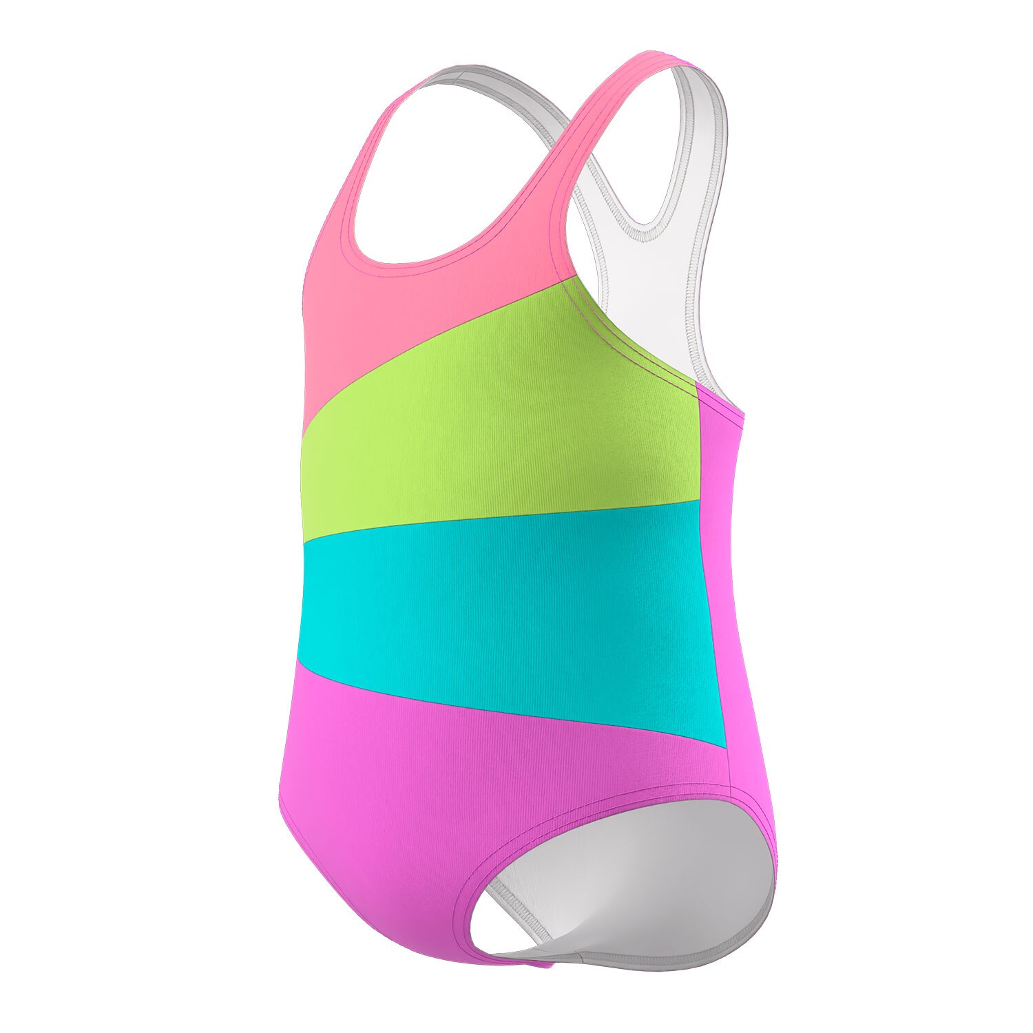 Fato de Banho de Natação para Bebés Radiating Splice Swimsuit Speedo Rosa-2