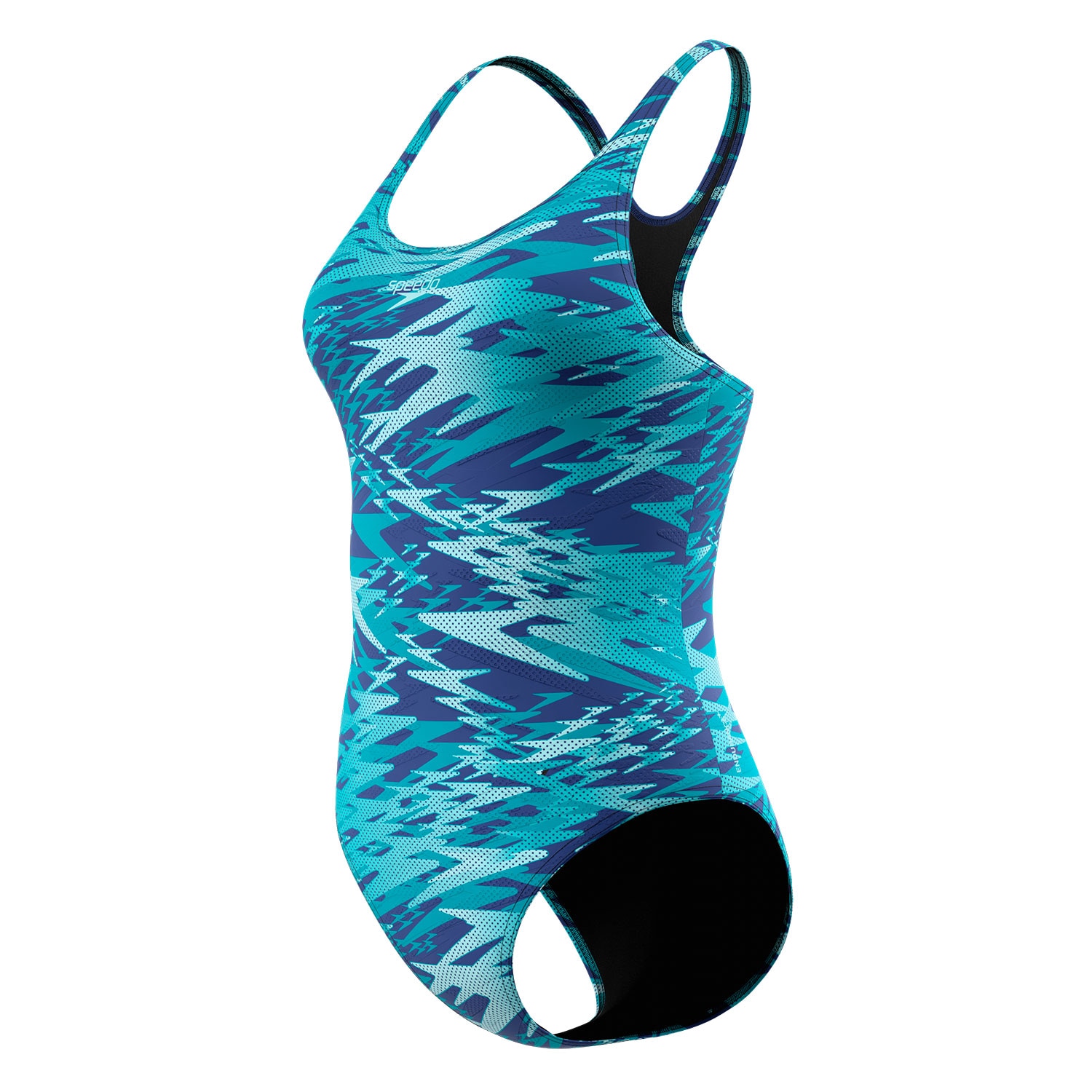 Fato de Banho de Natação Hyperboom Print Medalist One Piece Speedo Azul-2