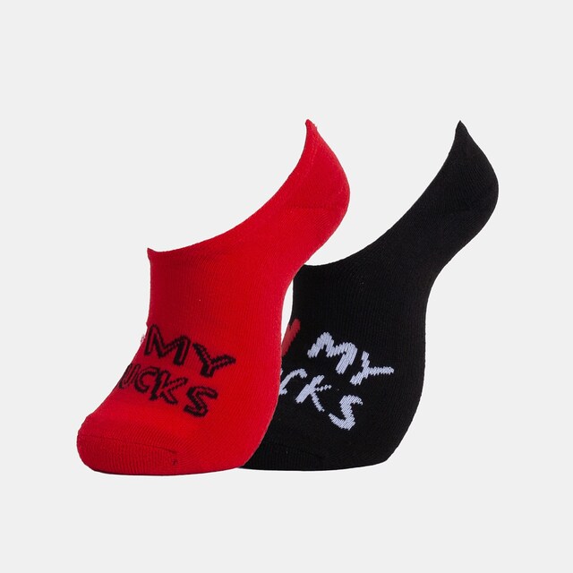 Imagem 0 de Meias Pack 2 Pares Pinkies I Love Chuch Ultra Low Mfc Converse