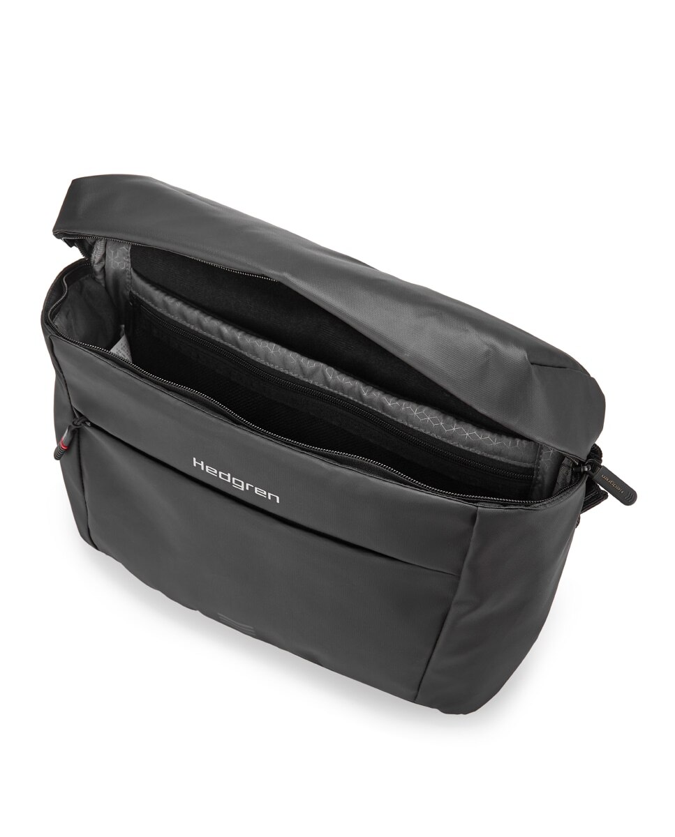 Bolsa de Cruzar Grande de Homem em Preto 13" RFID HEDGREN Bike Preto-5