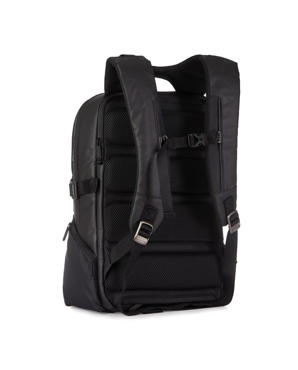 Mochila de Homem 3 compartimentos 15,6" RAIL com tecnologia RFID em Preto Preto-4