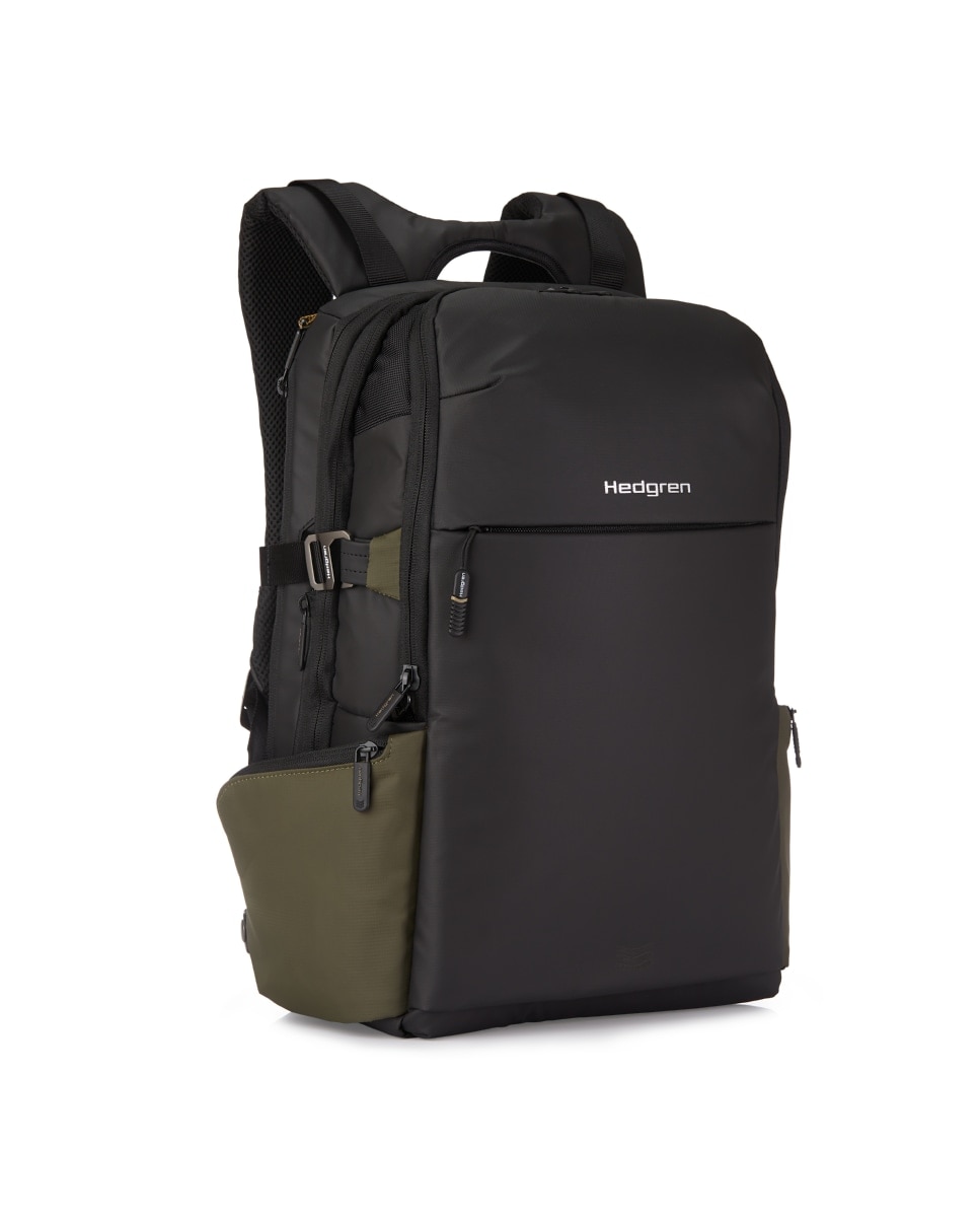 Imagem 0 de Mochila de Homem 15,6" SUBURBANITE com tecnologia RFID em Preto e Verde