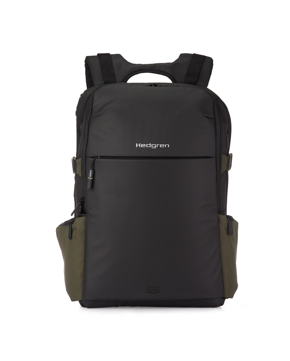 Mochila de Homem 15,6" SUBURBANITE com tecnologia RFID em Preto e Verde Verde-3
