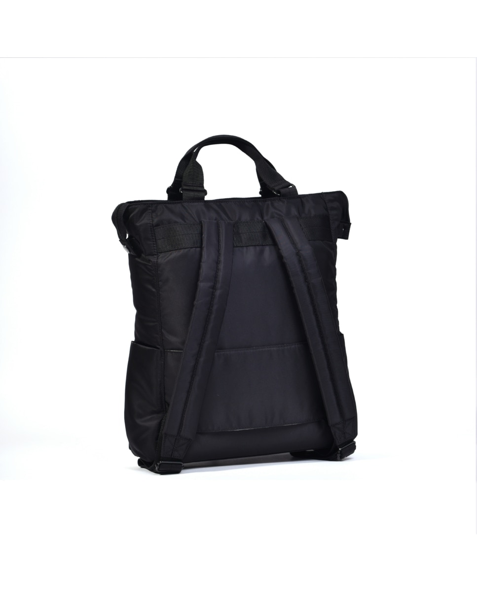 Mochila grande de Senhora LEILA Hedgren em preto Preto-2