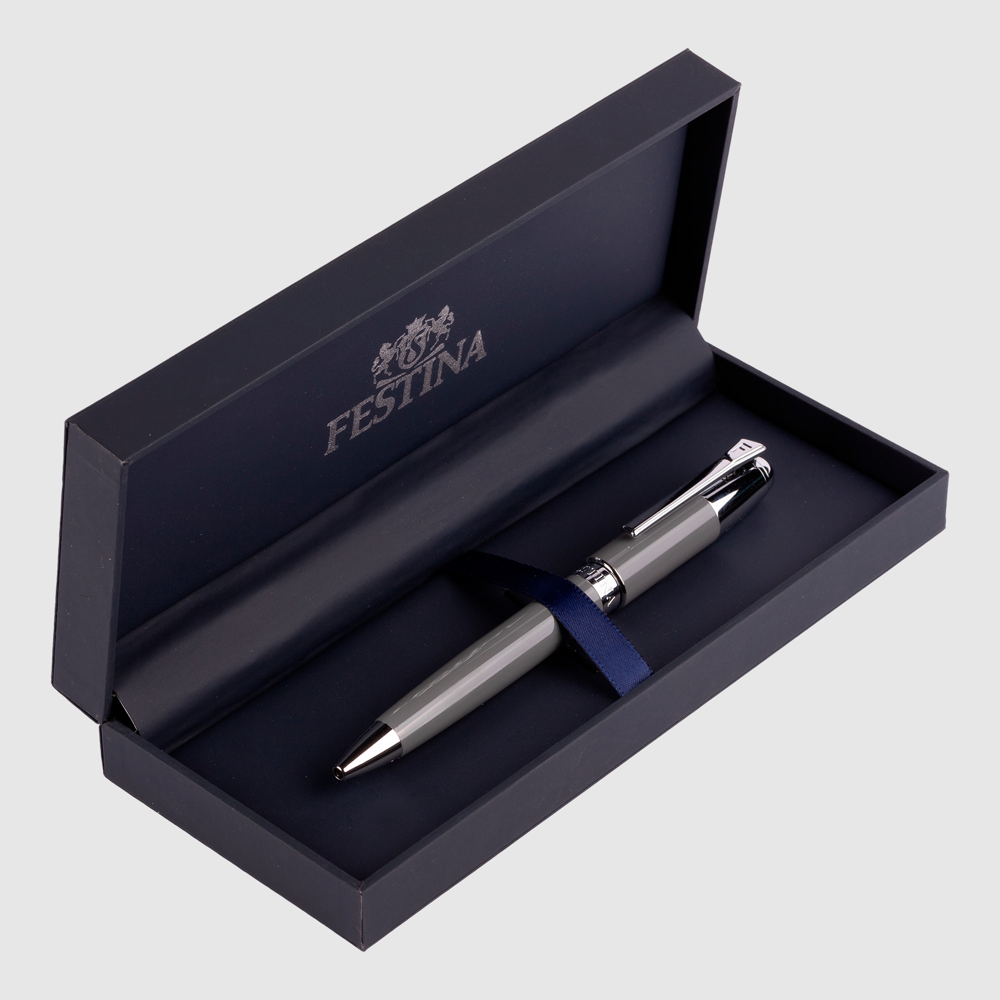 Caneta Festina FWS4110/H Textura Suave em Cinzento Cinzento-2