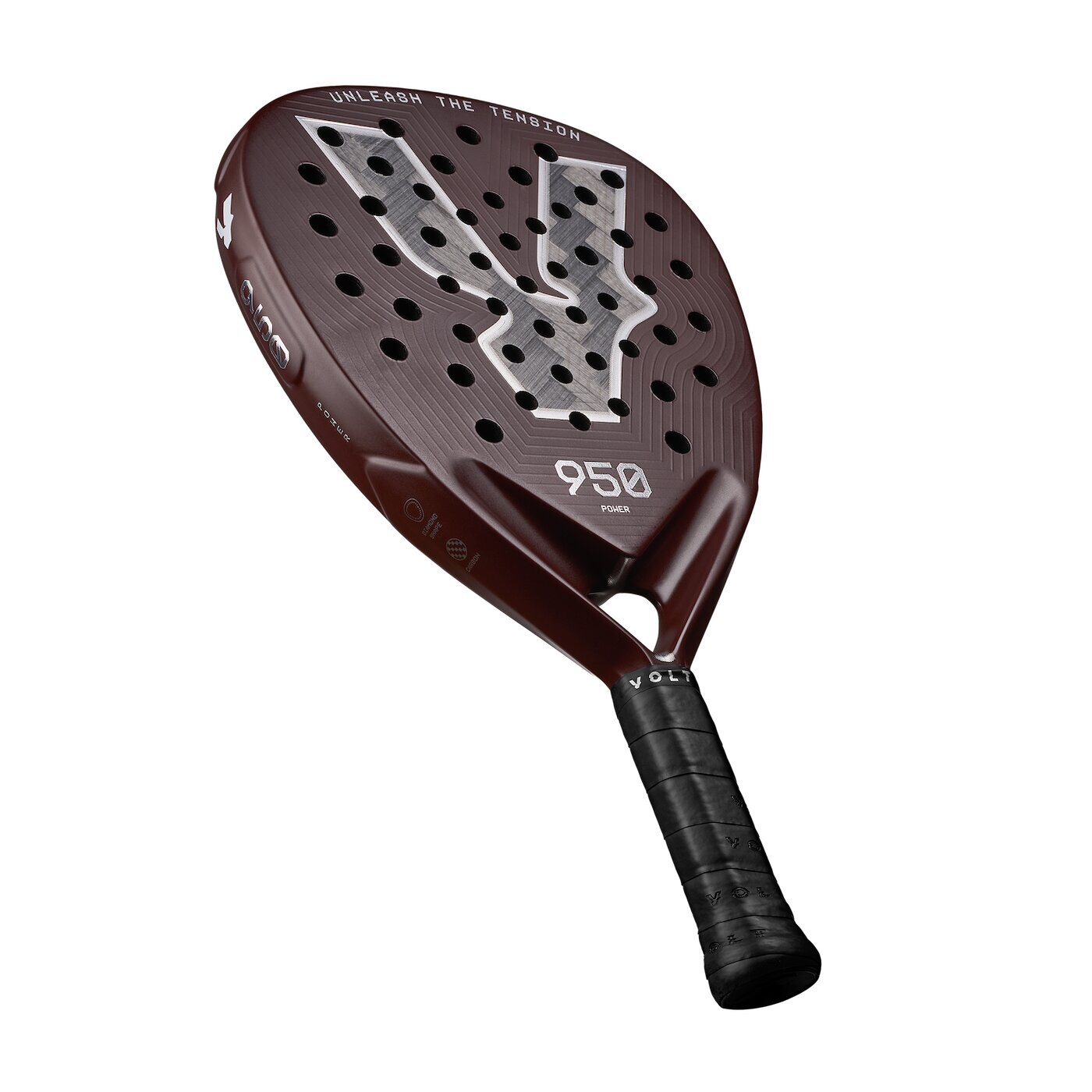 Raquete de Padel Volt 950 v5 Bordeaux-3