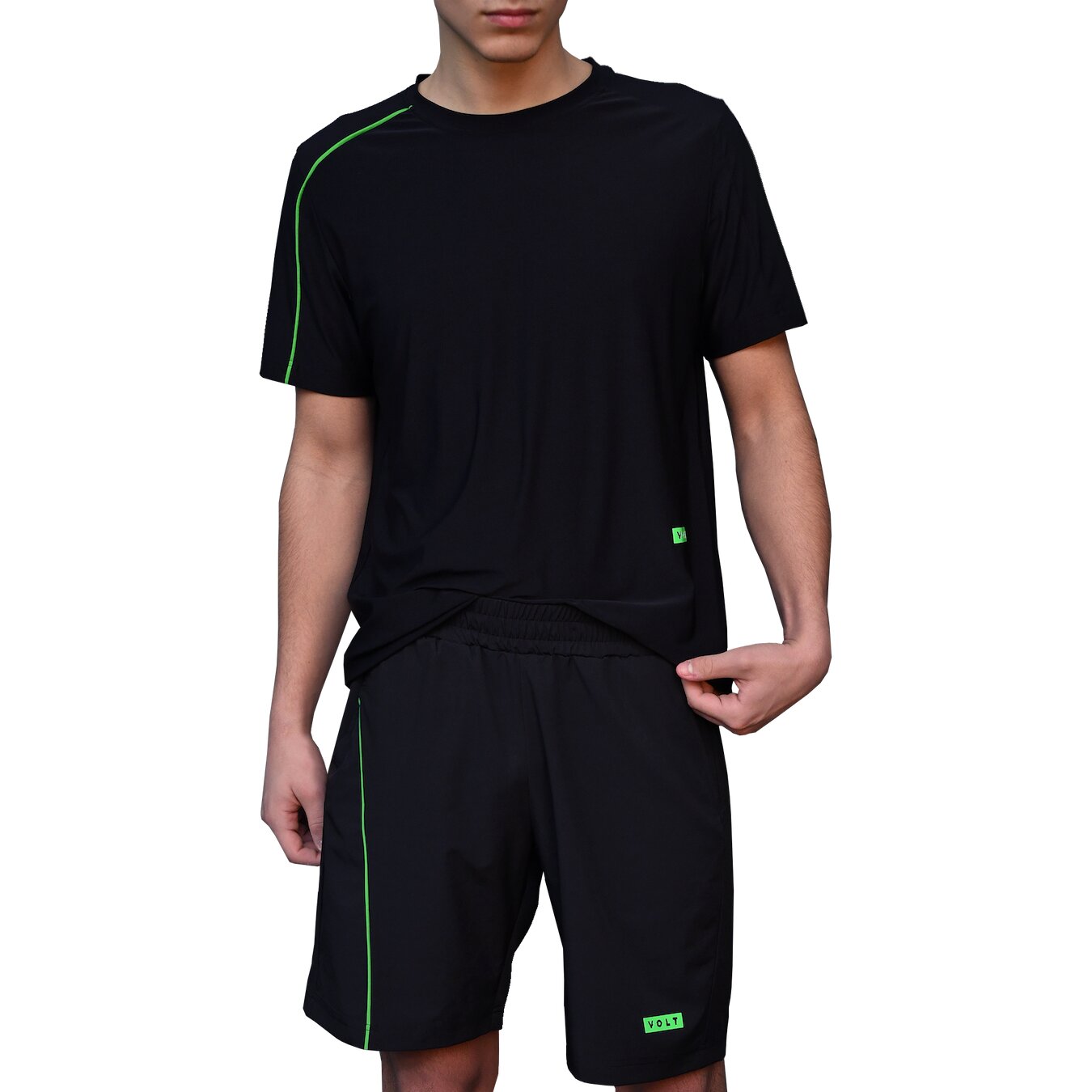 Imagem 0 de Calções de padel Performance Preto & Verde