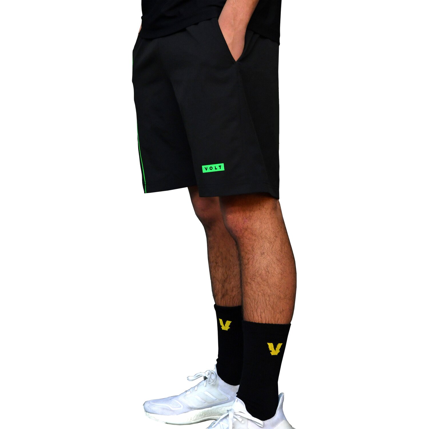 Calções de padel Performance Preto & Verde Preto-2