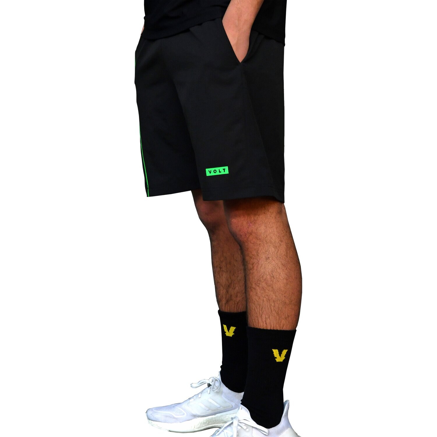 Calções de padel Performance Preto & Verde Preto-3