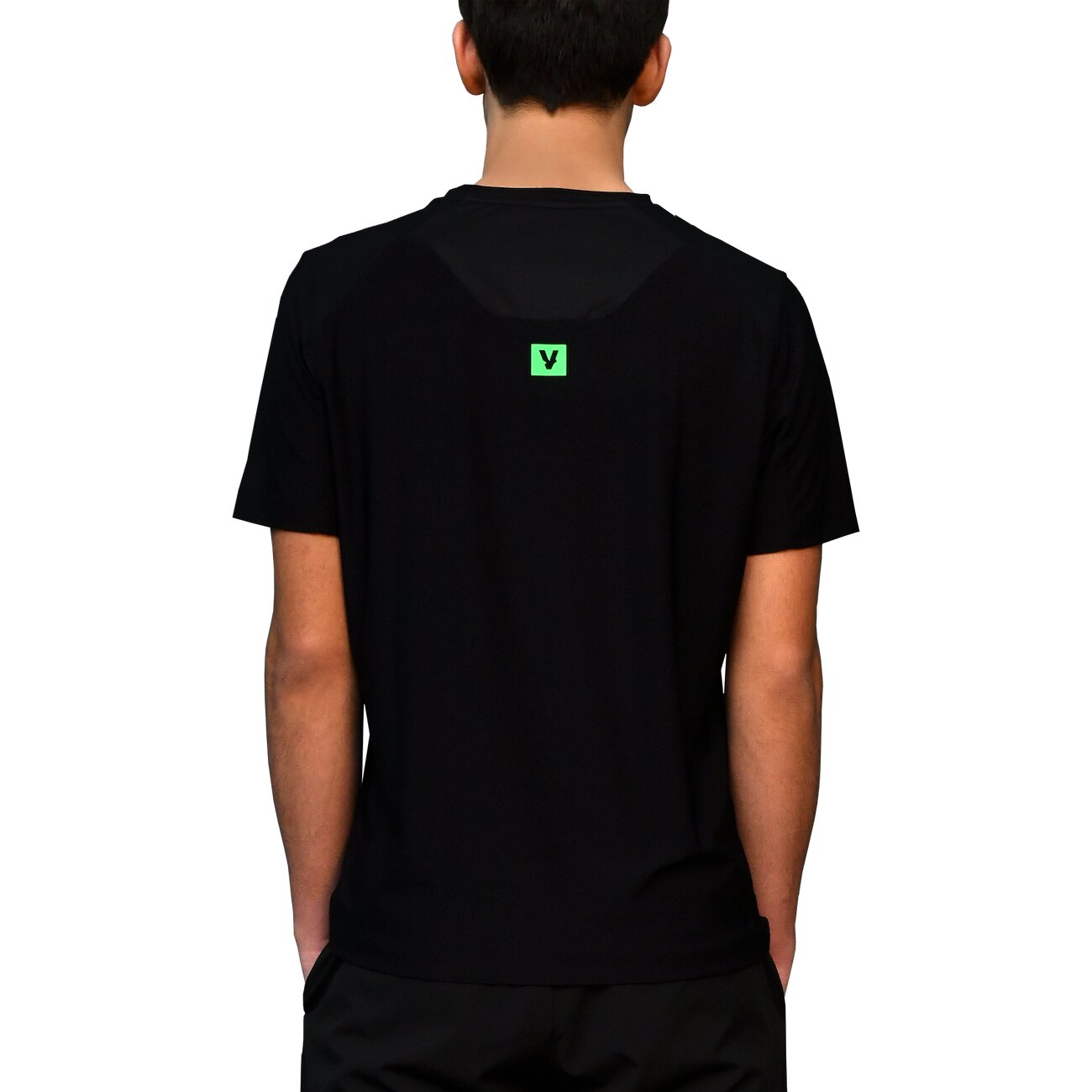 T-shirt de padel Performance Preto & Verde Preto-4