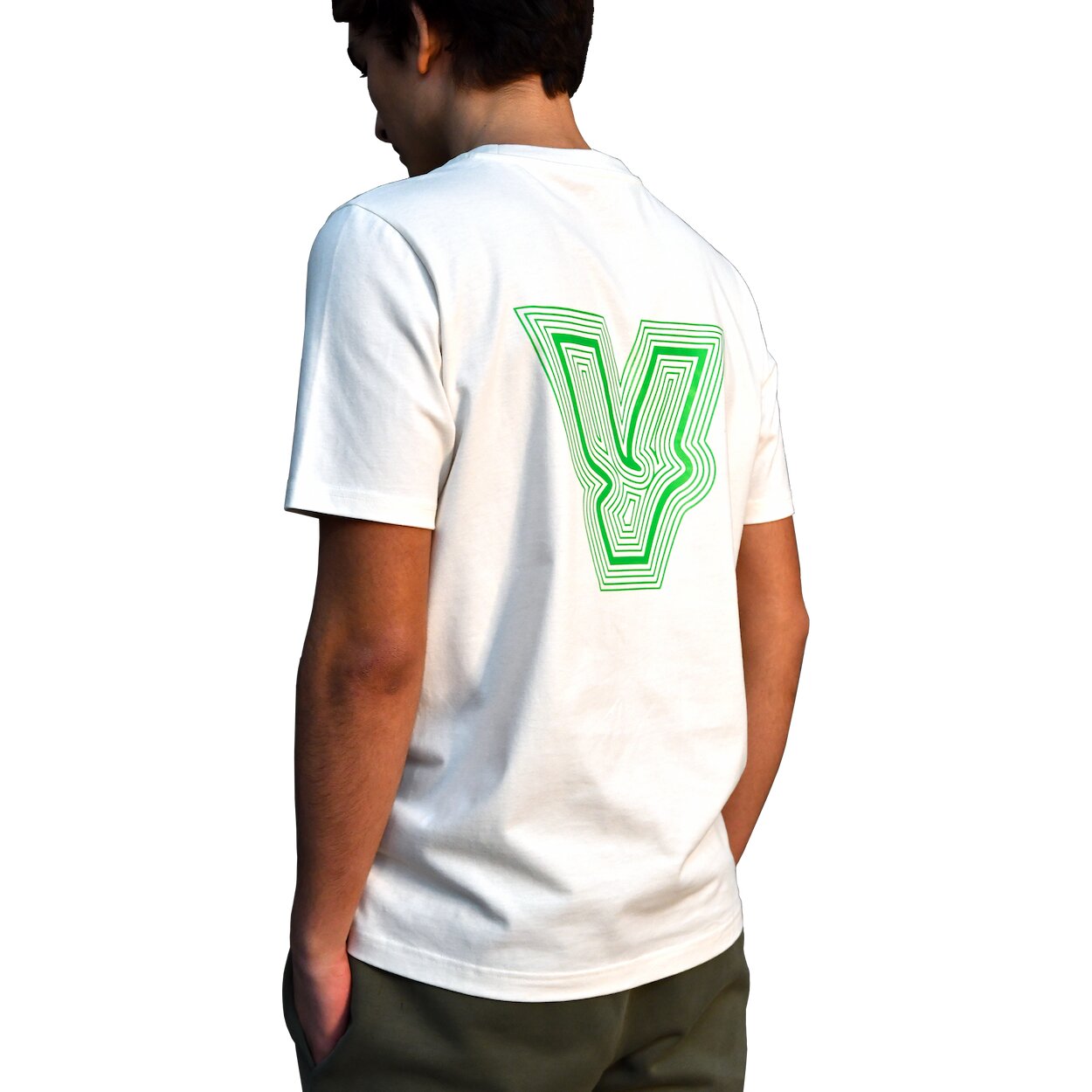 Imagem 0 de T-shirt Casual Branca V