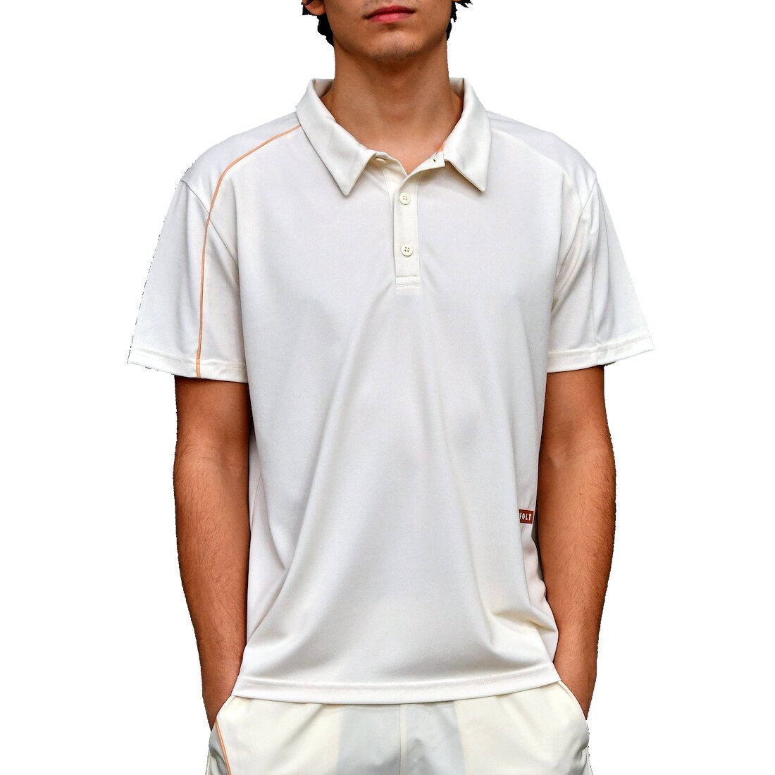 Polo de padel Performance Bege & Dourado Bege-3