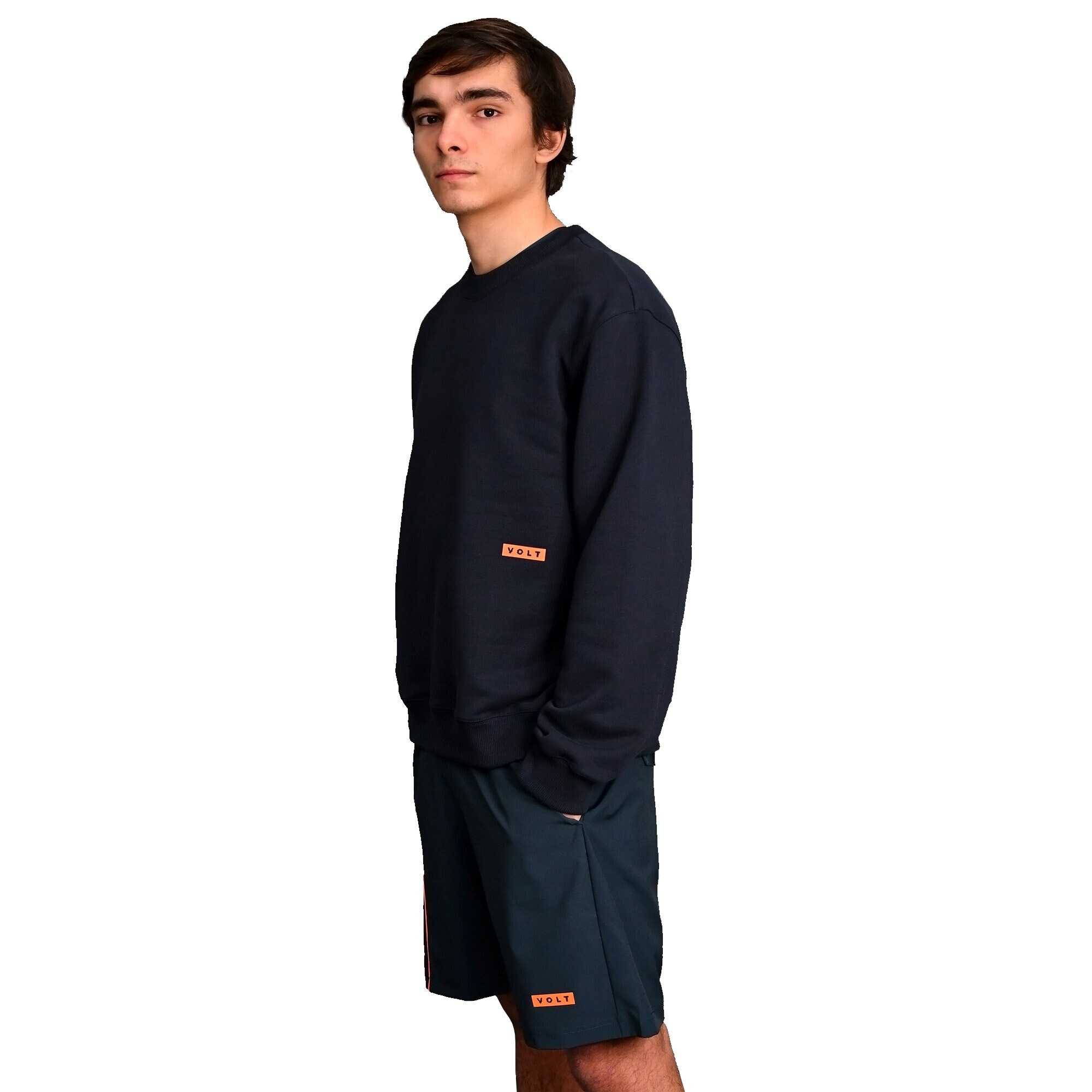 Sweatshirt Azul & Laranja Azul-5