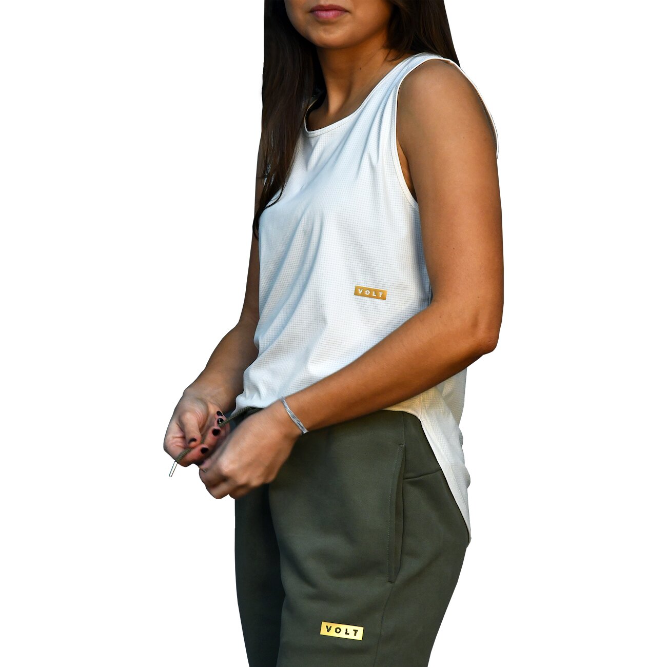 Imagem 0 de Calças Jogger Verde & Dourado