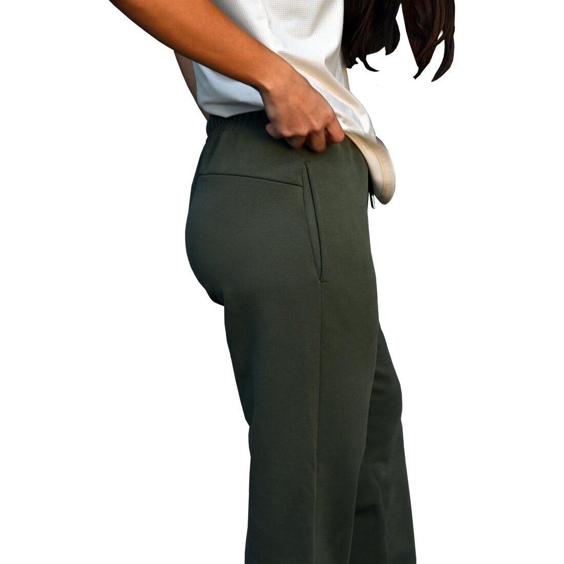 Calças Jogger Verde & Dourado Verde-6