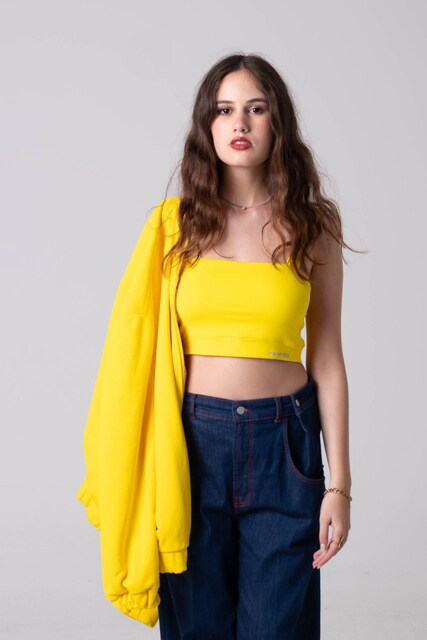 Imagem 0 de Crop Top Alças de Malha Conforto