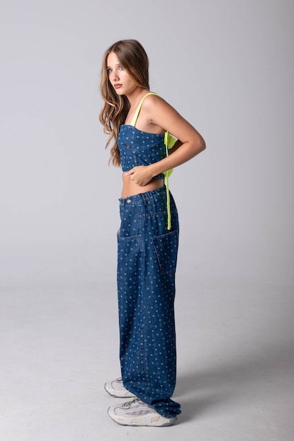 Imagem 0 de Jeans One Size denim monograma