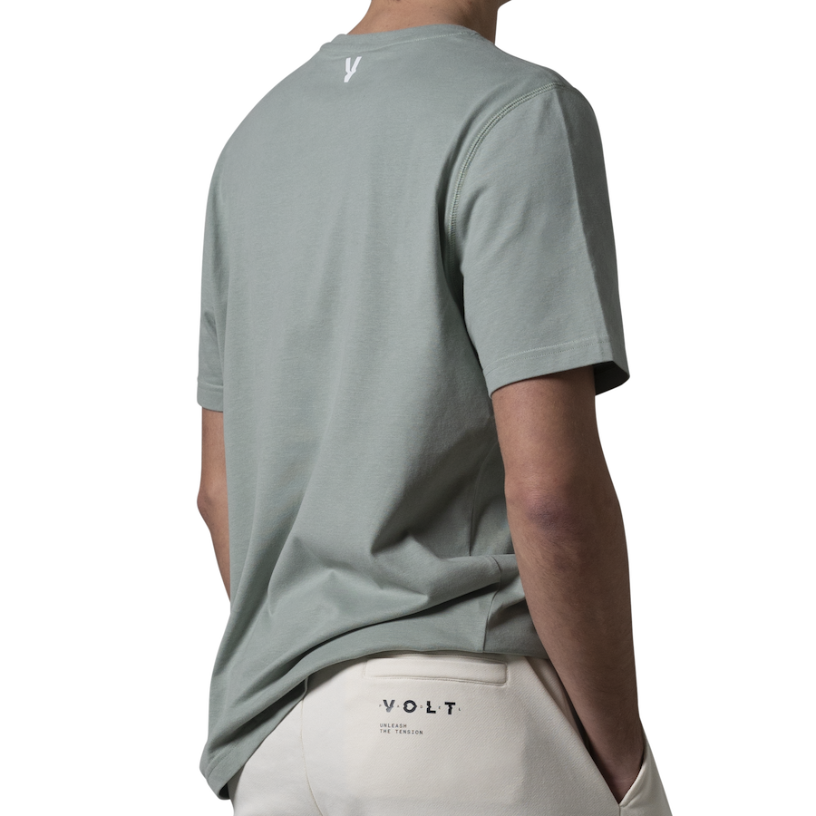 T-shirt Casual green Verde Água-3