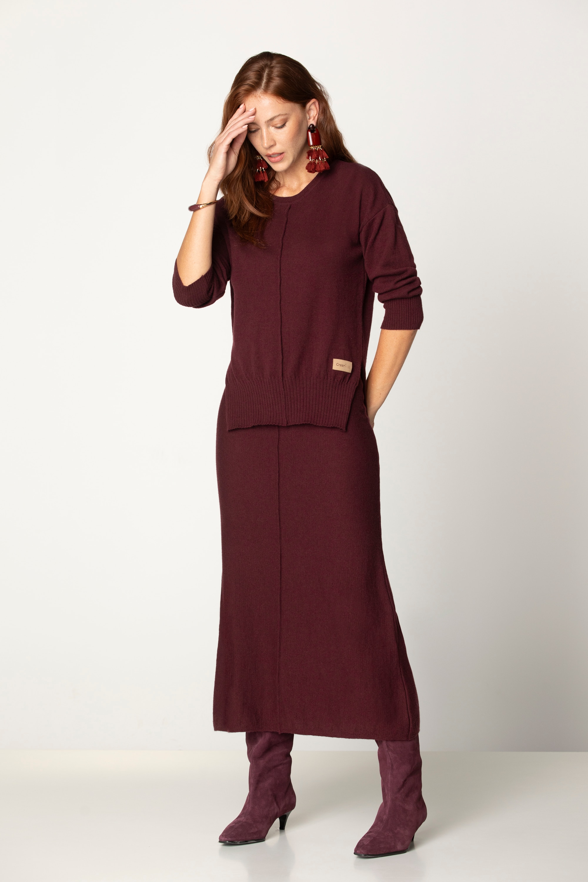 Imagem 0 de Camisola de Malha de Decote Redondo