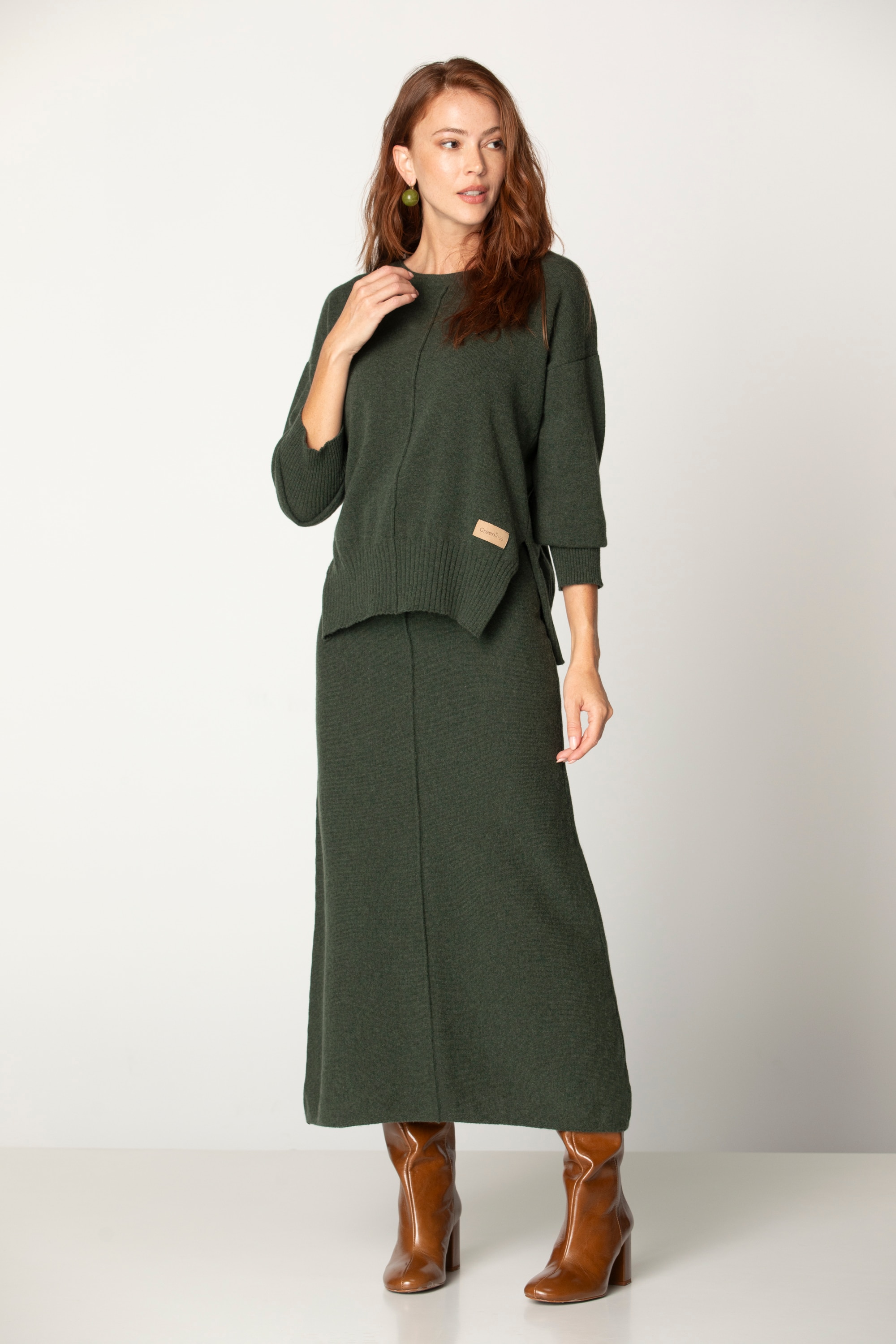 Imagem 0 de Saia Midi de Malha