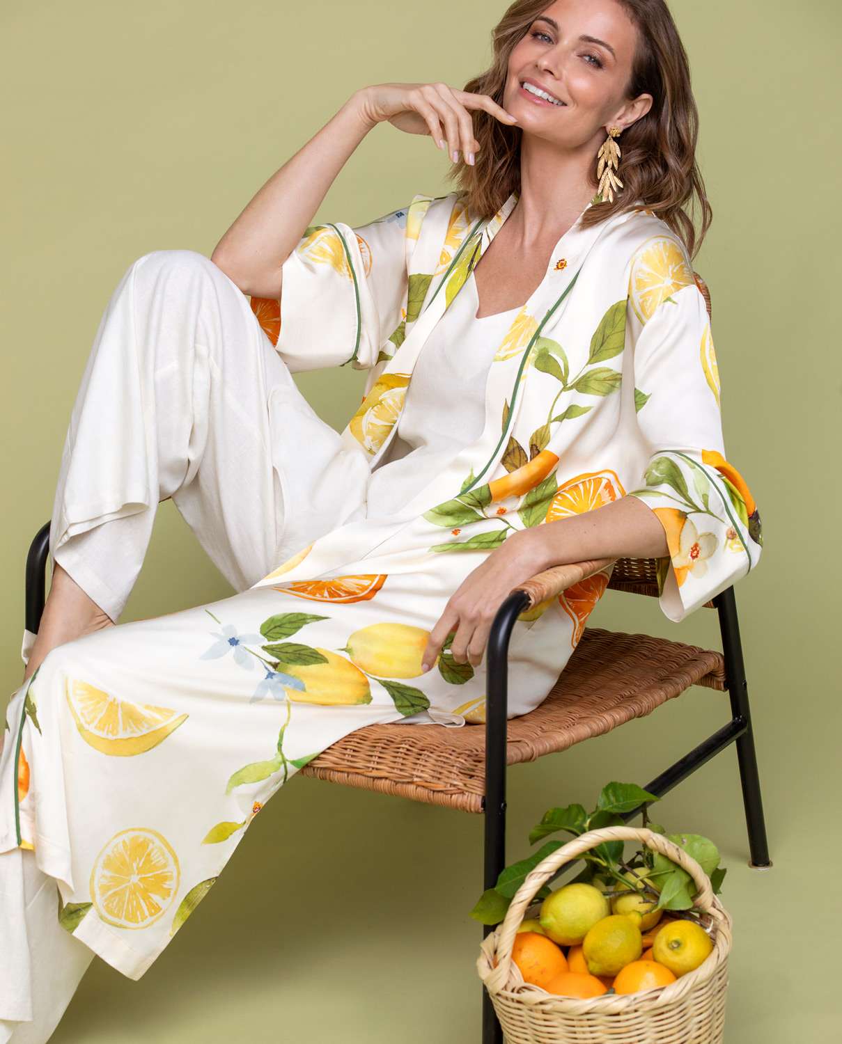 Kimono fluido estampado Estampado-3