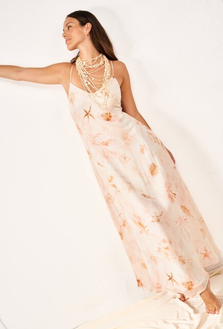 Imagem 0 de Vestido Comprido de Alças Estampado