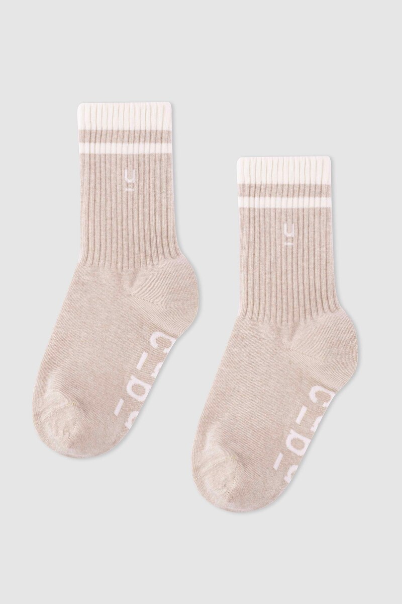 90s Socks Bege-1