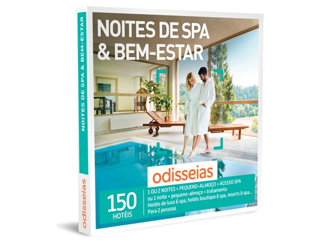 Imagem 0 de Odisseias Pack Presente - Noites de Spa & Bem-Estar | 1 ou 2 Noites | Peq. almoço, Spa ou Tratamento | 2 pessoas