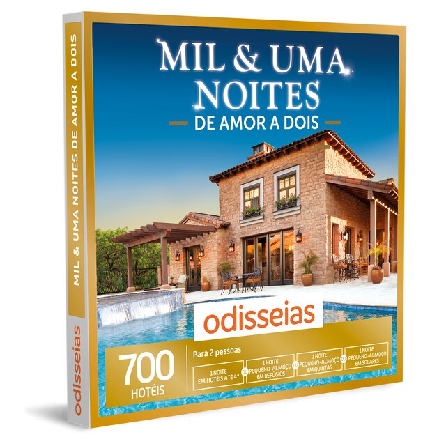 Imagem 0 de Pack Presente Odisseias - Mil & Uma Noites de Amor a Dois | Experiência 1 noite | Opção peq. almoço | 2 pessoas