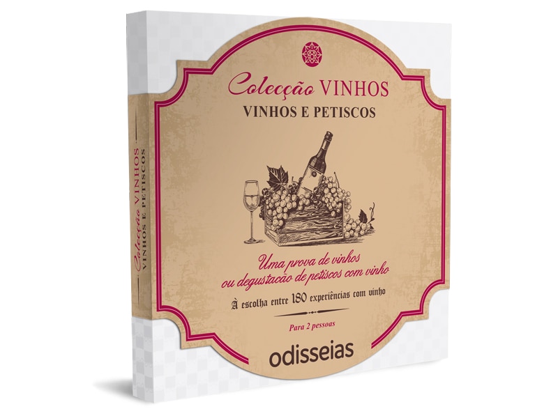 Imagem 0 de Pack Presente Odisseias - Vinhos e Petiscos | Experiência para 2 pessoas