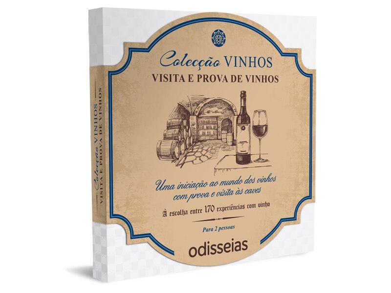 Pack Presente Odisseias - Visita e Prova de Vinhos | Experiência para 2 pessoas 2