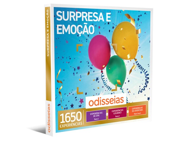 Imagem 0 de Pack Presente Odisseias - Surpresa e Emoção | Experiência SPA, gourmet ou aventura | 1 ou 2 pessoas